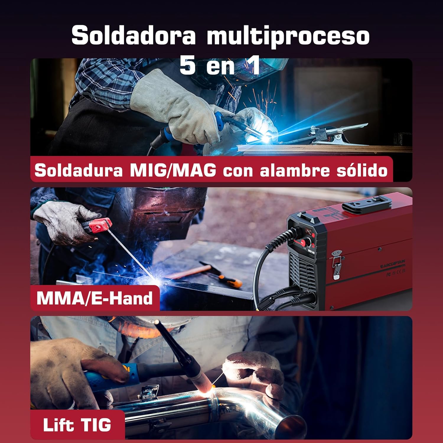 ARCCAPTAIN Europejski Standard – Tig Welder Machine recenzja i cena